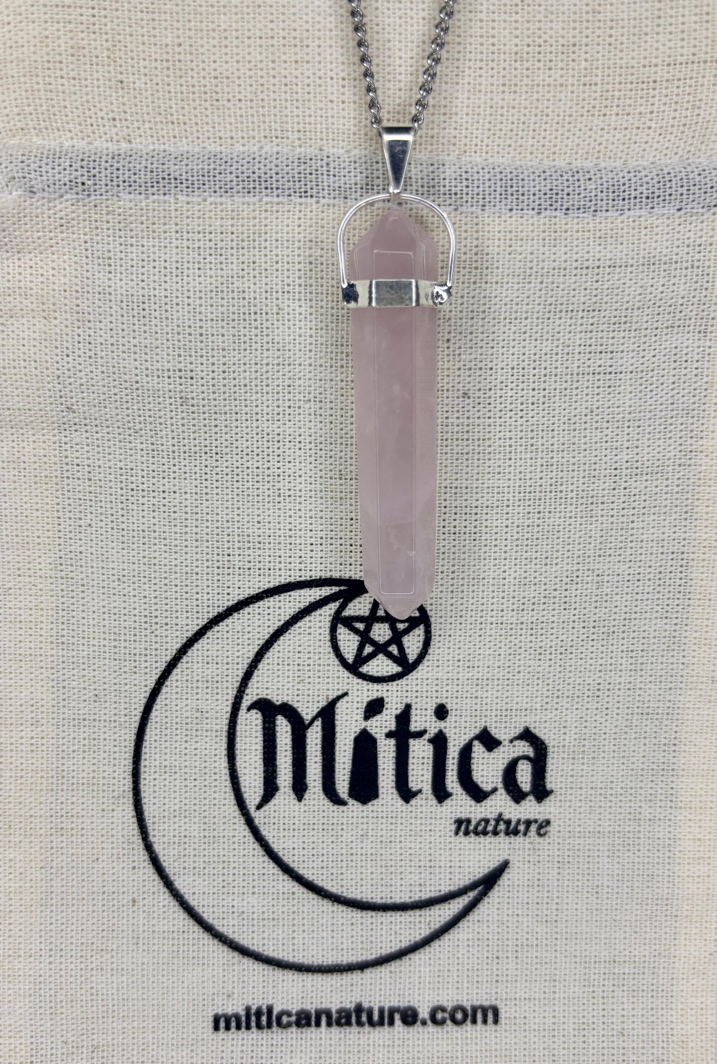 Pingente Quartzo Rosa